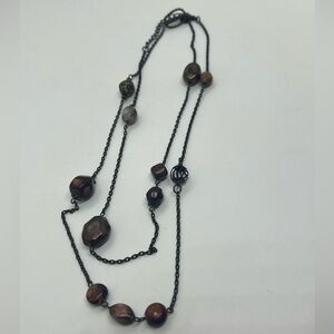 NENA long beaded chain necklace